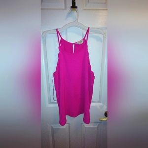 Hot pink tank sz xl